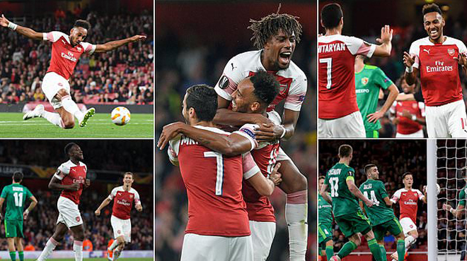 Kết quả Arsenal vs Vorksla: Dàn sao tỏa sáng, mãn nhãn 6 bàn