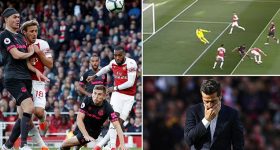 Lacazette lập siêu phẩm thần sầu, Arsenal tiếp tục giữ mạch 4 trận toàn thắng, áp sát top đầu trên BXH