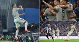 Ronaldo tiếp tục nổ s.ú.n.g, Juve thắng trận thứ 8 liên tiếp tại Serie A, chễm trệ trên ngôi đầu BXH