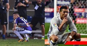 Đáp trả trò pháo sáng vô ý thức của CĐV Hải Phòng, Quang Hải ăn mừng theo kiểu CR7 khiến ai cũng nể phục Đáp trả trò pháo sáng vô ý thức của CĐV Hải Phòng, Quang Hải ăn mừng theo kiểu CR7 khiến ai cũng nể phục